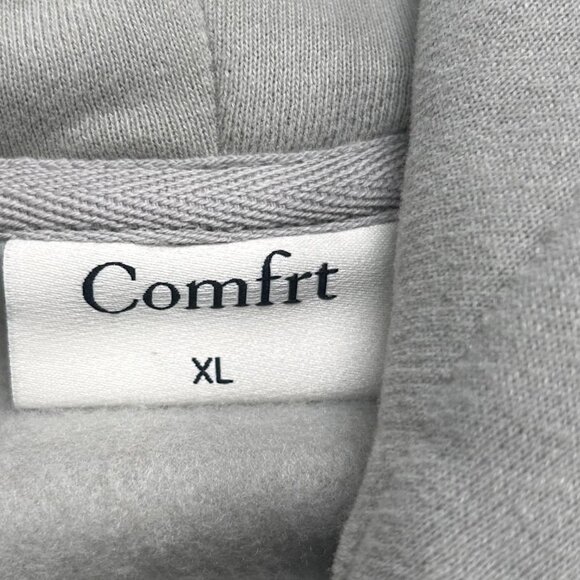 COMFRT Travel Essentials Weighted Hoodie XL Silver Gray Loungewear Casual School - Picture 3 of 4